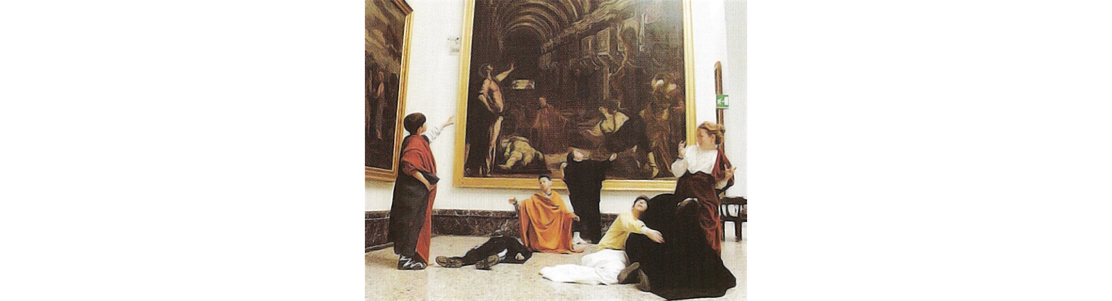 In Pinacoteca a Brera, Milano,  animazione, Tintoretto